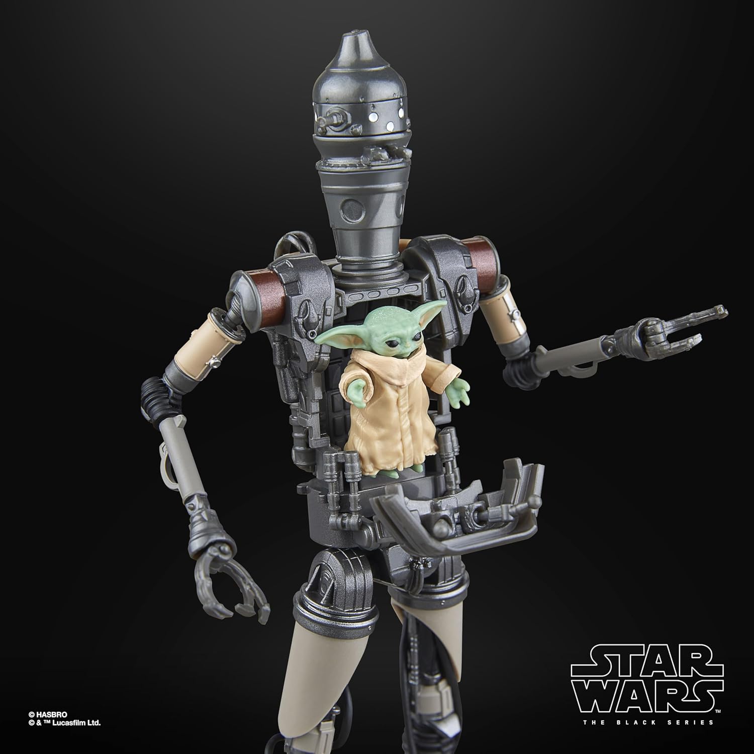Hasbro Star Wars Star Wars Black Series IG-12 & Groogoo, Star Wars: Mandalorian Collectible 6" Action Figures 2 Pack G0074 Authentic