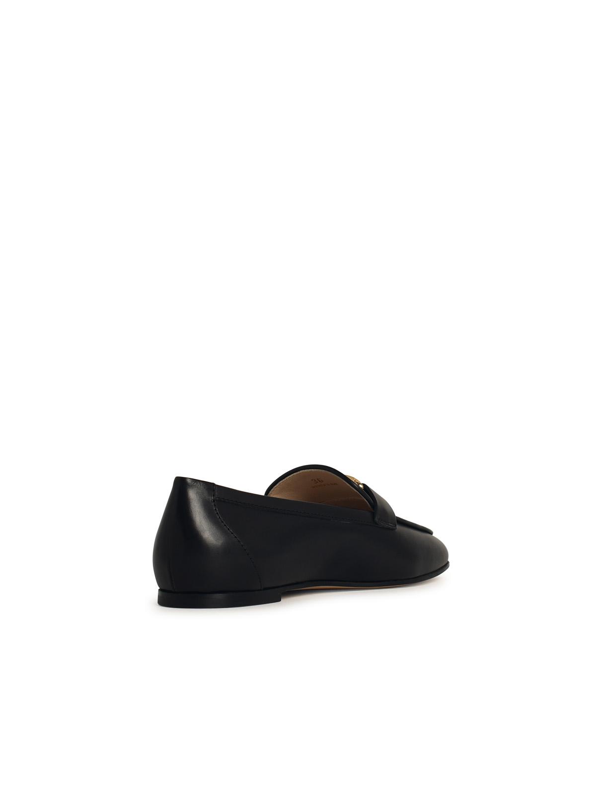 Tods トッド 'S ブラックリアローファー - Image 4