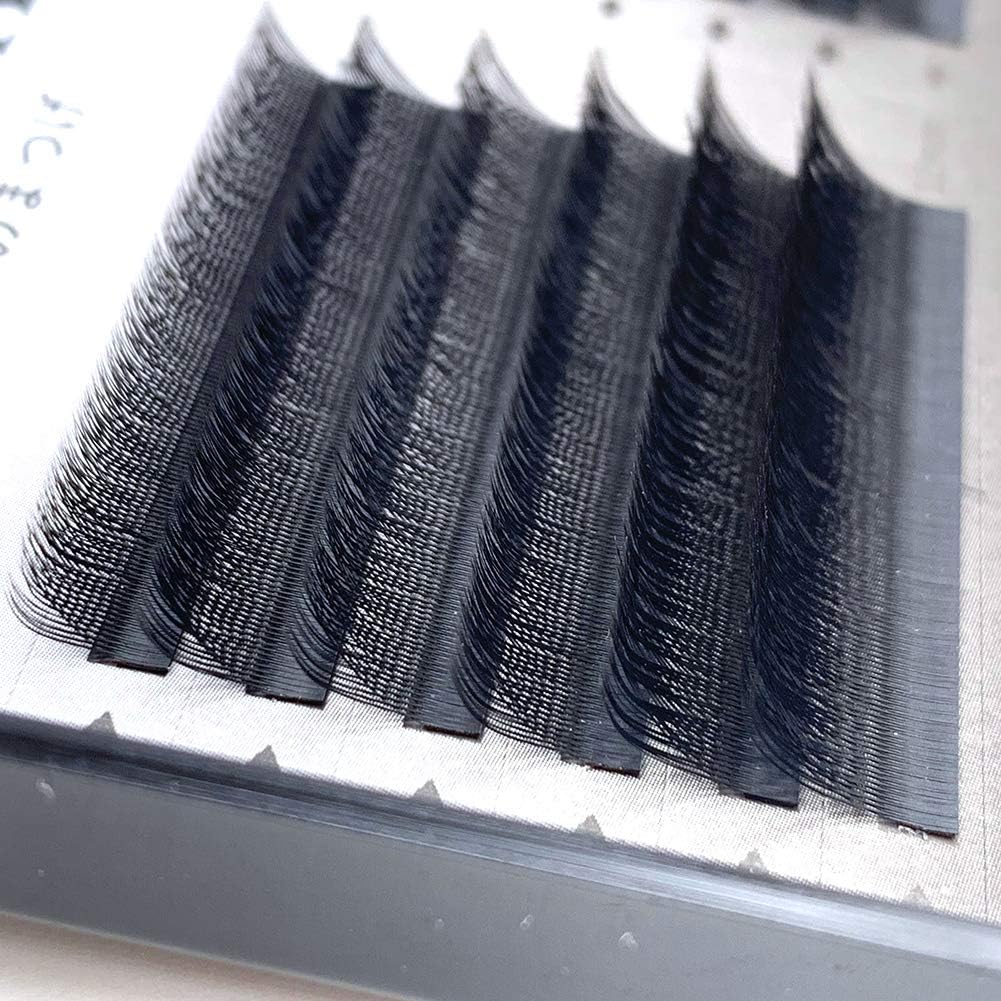 Eyelash EE-120 Eyelash Extensions Exclusive Fake Mink Lash Extensions Light Soft Eyelash Extensions Special Y Type 0.05 Curl C Length 8-12mm Mixed Black Black