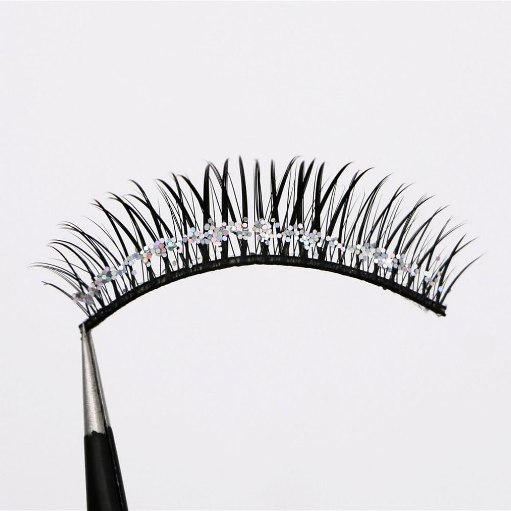 5 Pairs Soft False Eyelashes Natural 3D False Eyelashes Shiny Makeup Party Extensions with Eyelashes