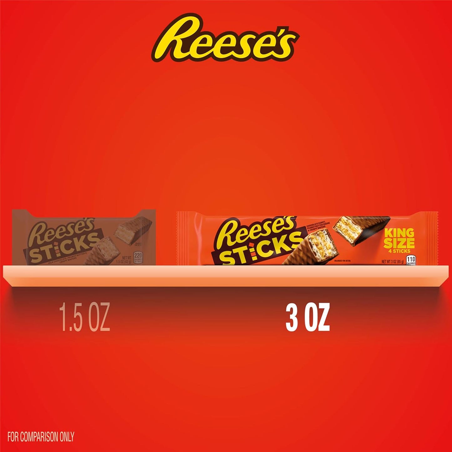 Barras de oblea Reese's Sticks