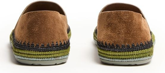 LOEWE Rio suede and raffia espadrilles - Image 4