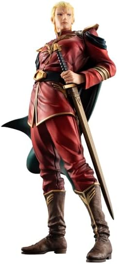MegaHouse GGG Series Mobile Suit Gundam Char's Counterattack General Char Aznable, Approx. 8.7 inches (220 mm), PVC Pre-painted Complete Figure