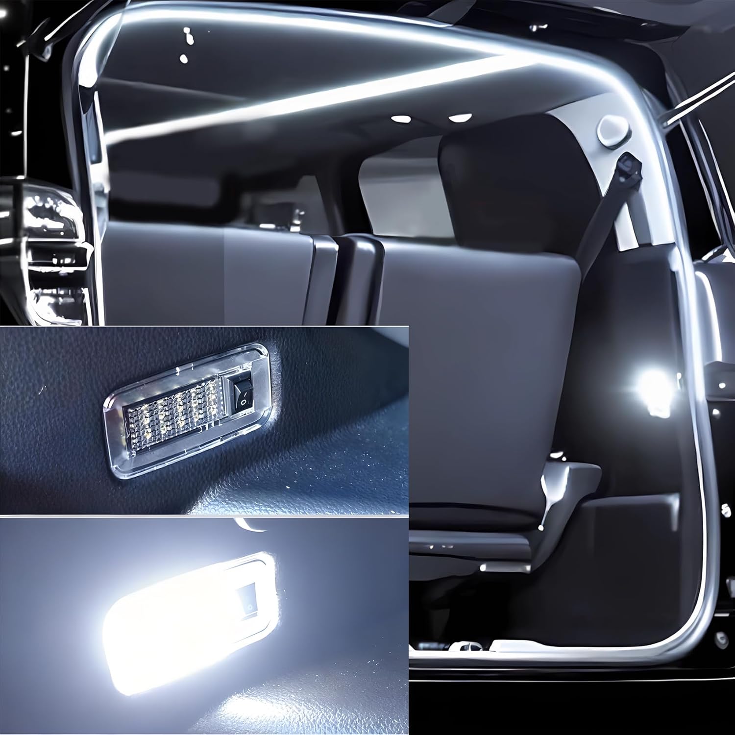 OTORAM互換/交換可能なトヨタ アルファード 30/20系 ヴェルファイア ノア ヴォクシー ハリアー 60系 RAV4 エスティマ 50系 他多数対応 LEDラゲッジランプ ルームランプ 純正交換 ホワイト光｜ (Bタイプ 1個) [並行輸入品]