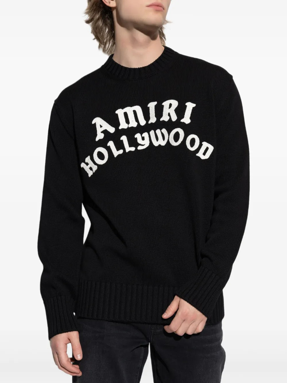 Amiri アミリのロゴセーター - Image 4