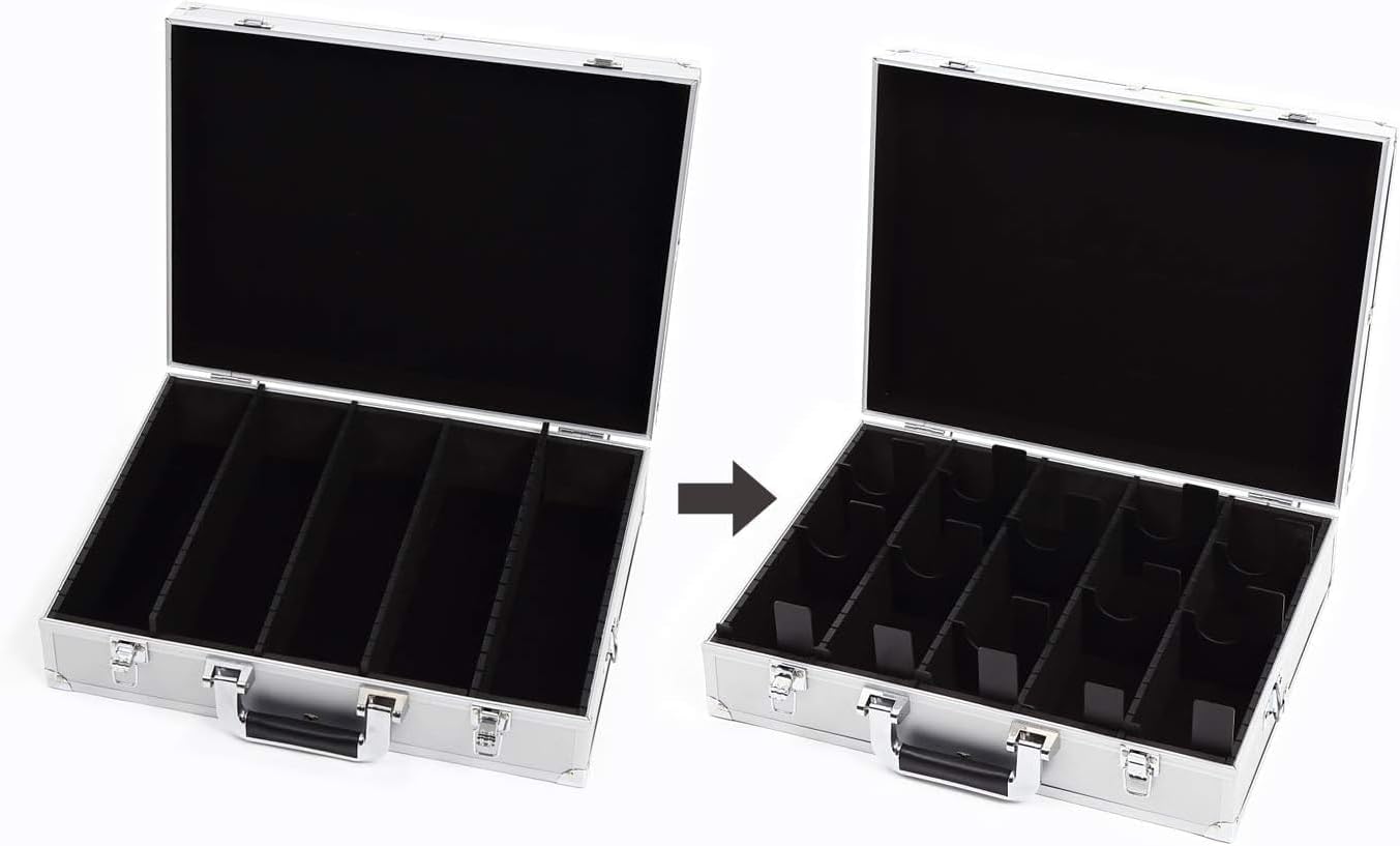 TOYGER CEO Storage Aluminum Attach Case for Over 5000 Cards (Black)