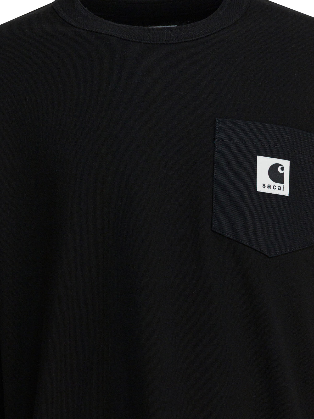 Sacai サカイ「Sacai × Carhartt Wip」クルーネックTシャツ - Image 4