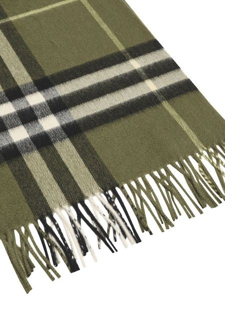 BURBERRY Check cashmere scarf - Image 4
