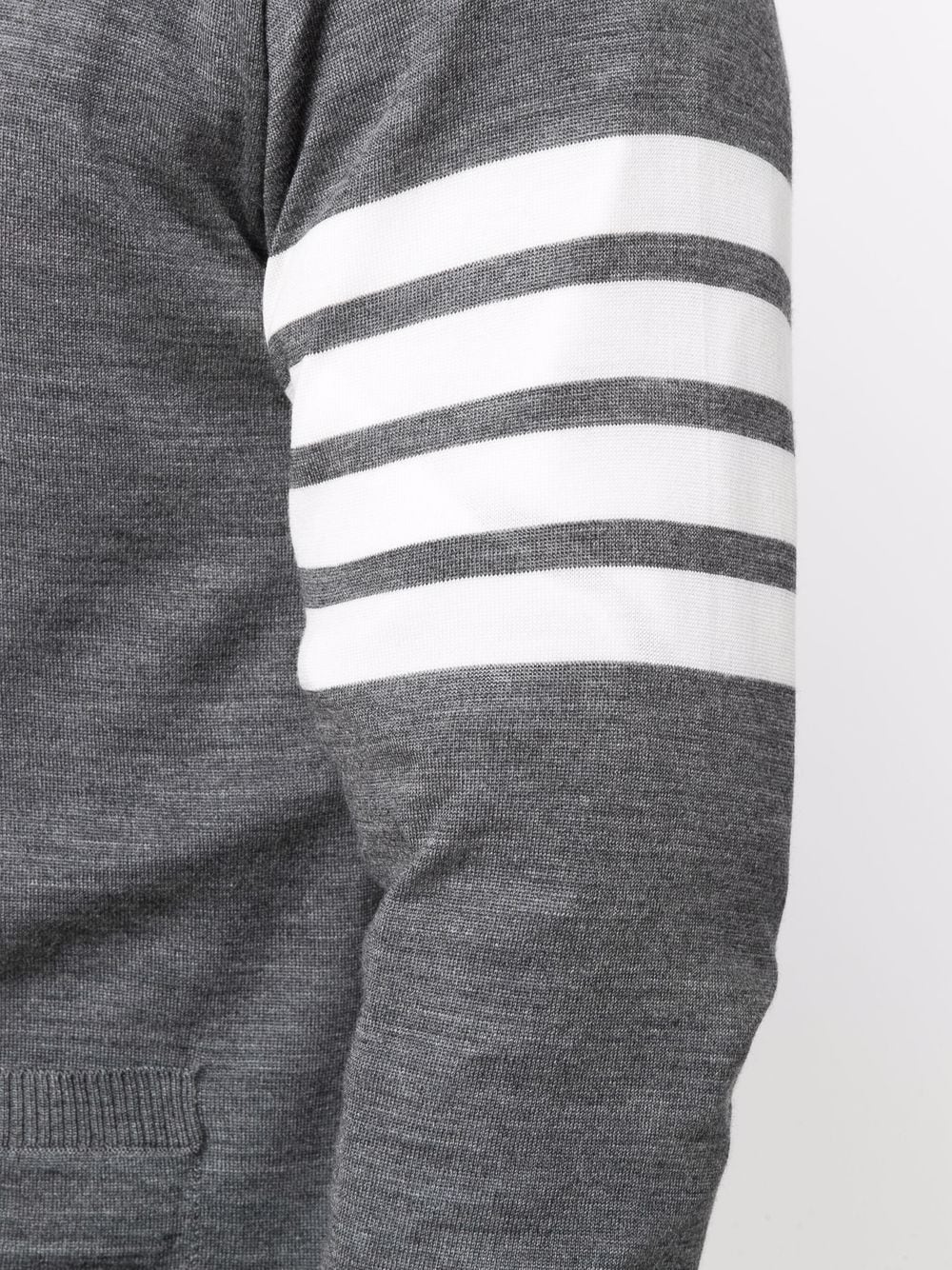 Thom Thom Browne 4 Bar Wool Cardigan - Image 4