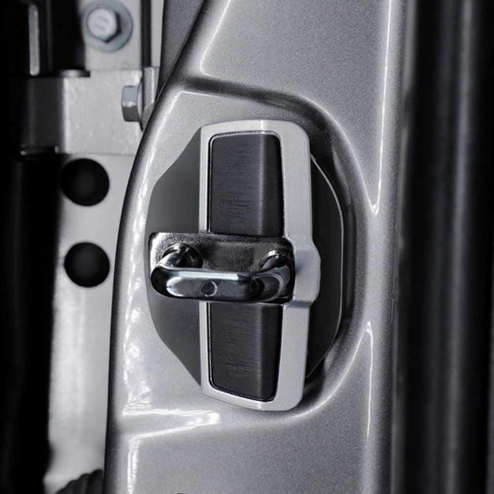 TRD Door Lock Striker for Toyota, Lexus, Aluminum Alloy, Stainless Steel, Quiet, Increased Vehicle Rigidity, Noise Reduction, Improved Steering Response, Genuine Compatible, Easy Installation