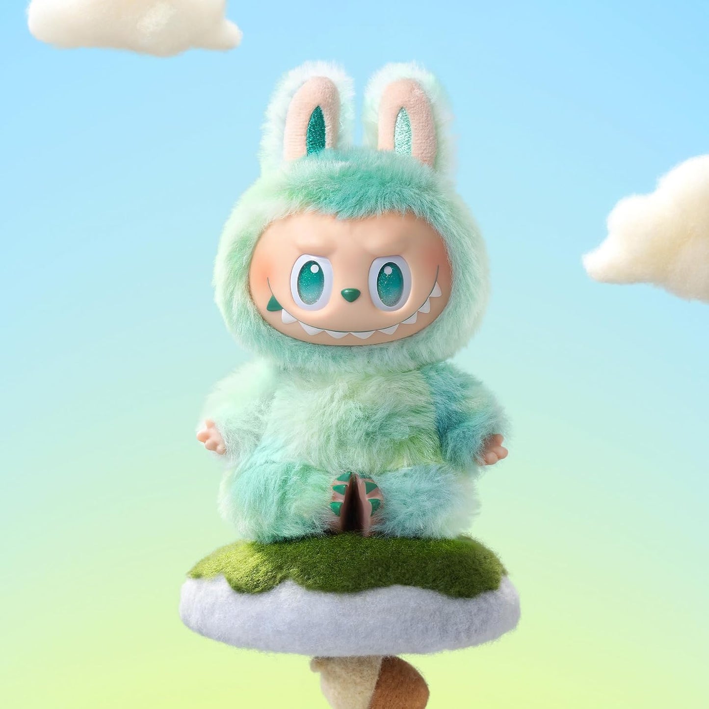 POP MART Monsters Big in Energy Series Vinyl Plush Pendant Blind Box Blind Box Random Design Action Figure Collectors Toy Home Decoration, Single Box