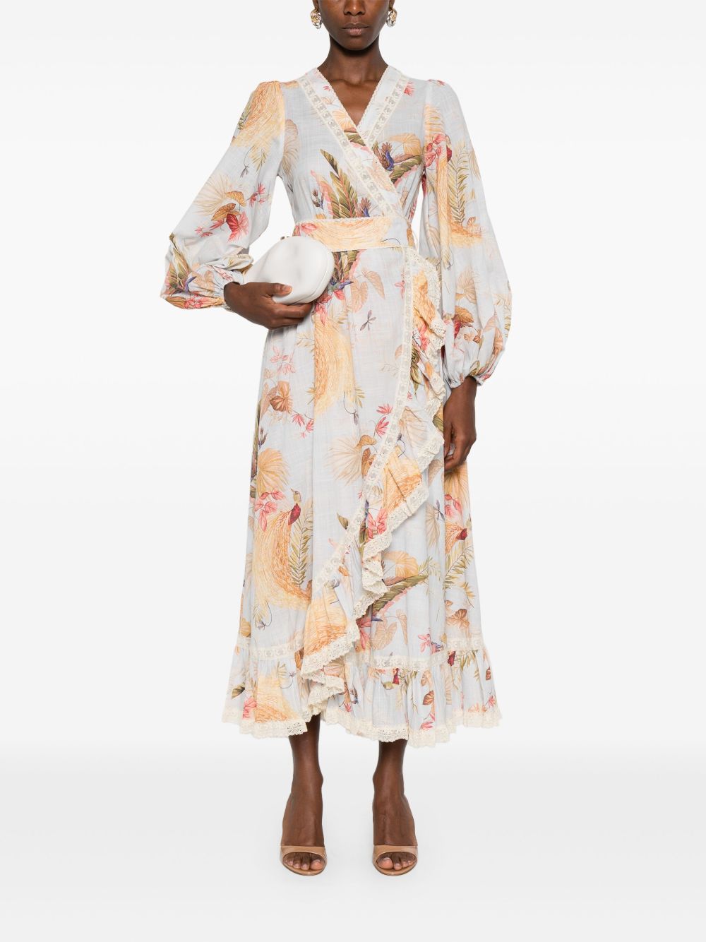 Zimmermann ZIMMERMANN ASCENSION印刷MIDIドレス - Image 4