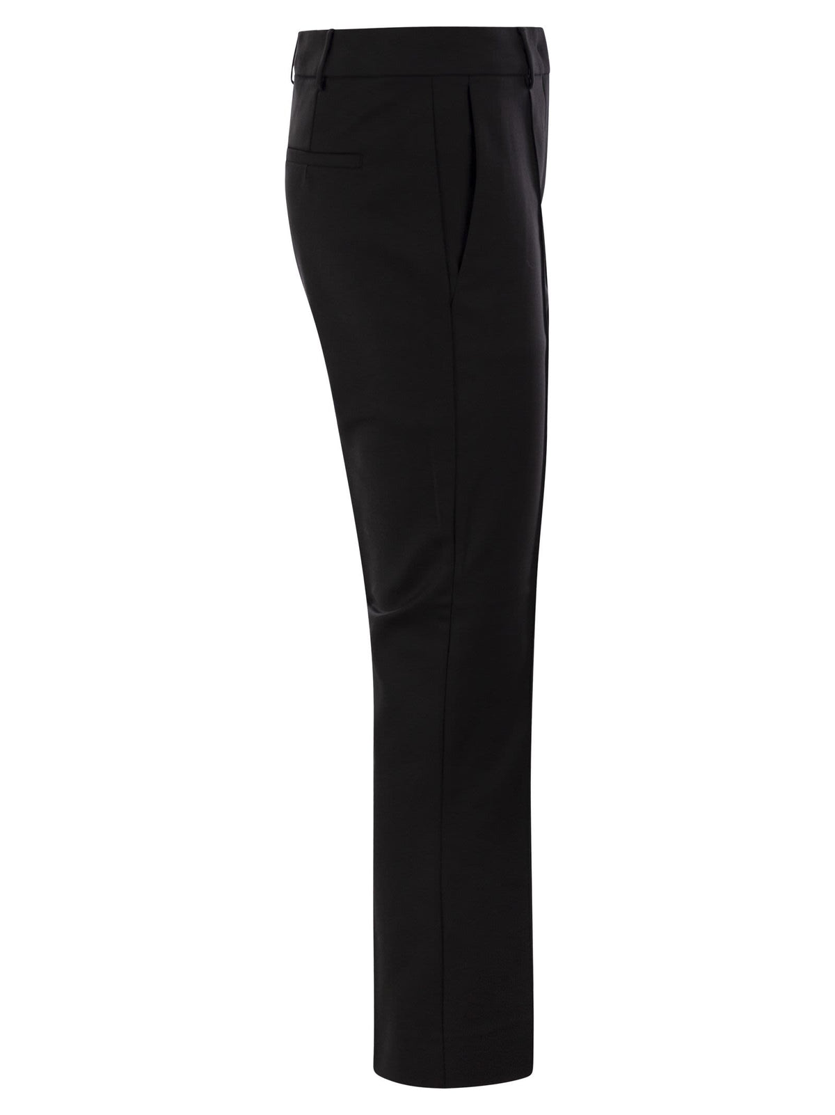 Sportmax SportMax Asiago Cotton Mini Flareズボン - Image 4
