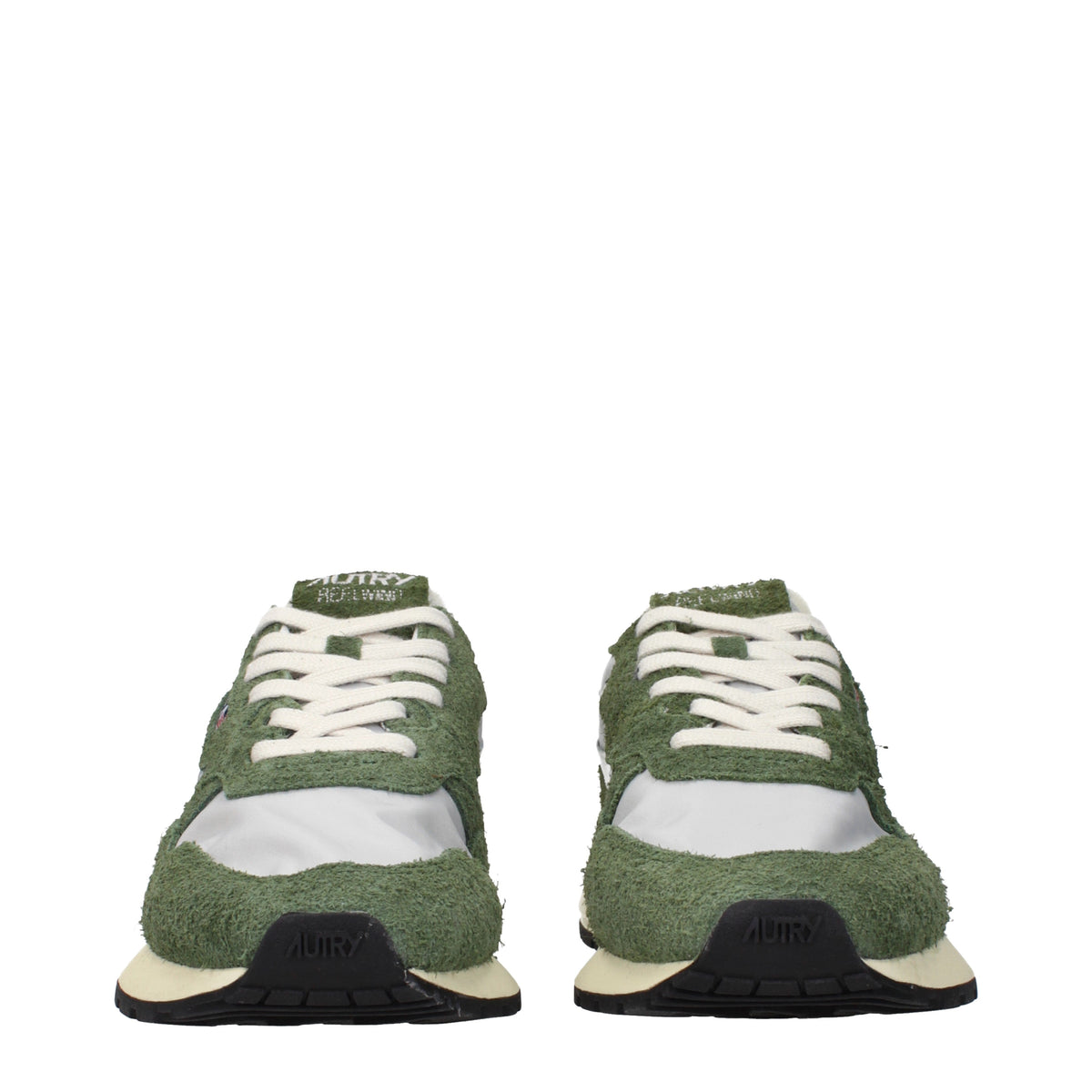 Autry オートリーメンズs スニーカー スエード グリーン/グレー - Image 4