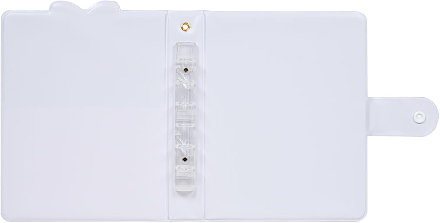 Sanrio 913952 Kuromi Storage Charm Attached Sticker Pad with Peel-off Slider Case, Heartfelt Note