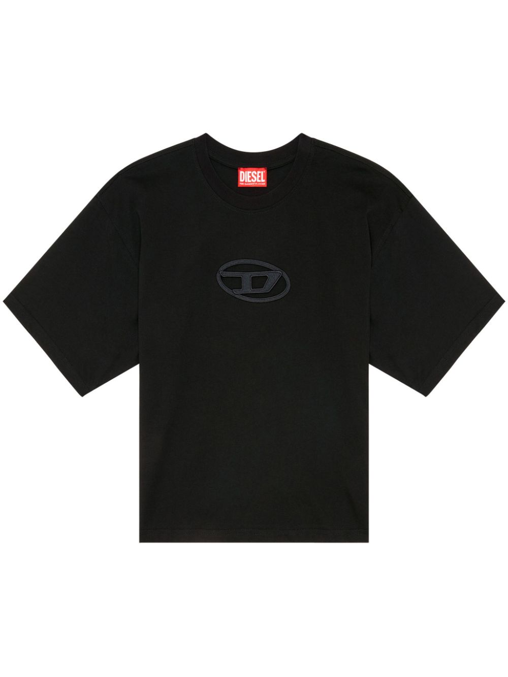 Diesel ディーゼルTバックスクロップコットンTシャツ - Image 4