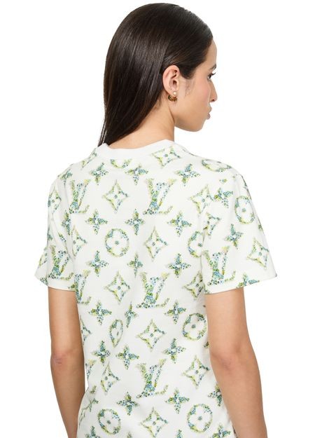 LOUIS VUITTON Floral Monogram T-Shirt - Image 4