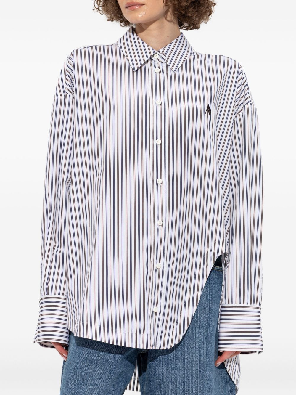 The Attico Striped Cottonシャツ - Image 4