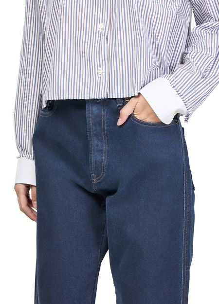 MIU MIU Flocked jeans - Image 4