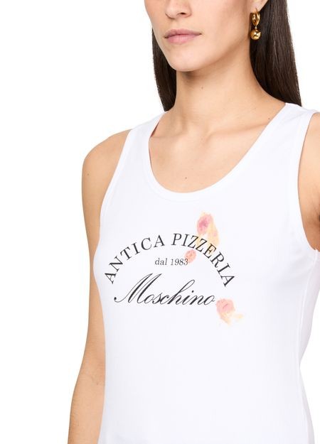 MOSCHINO Pizzeria プリント入り タンクトップ - Image 4