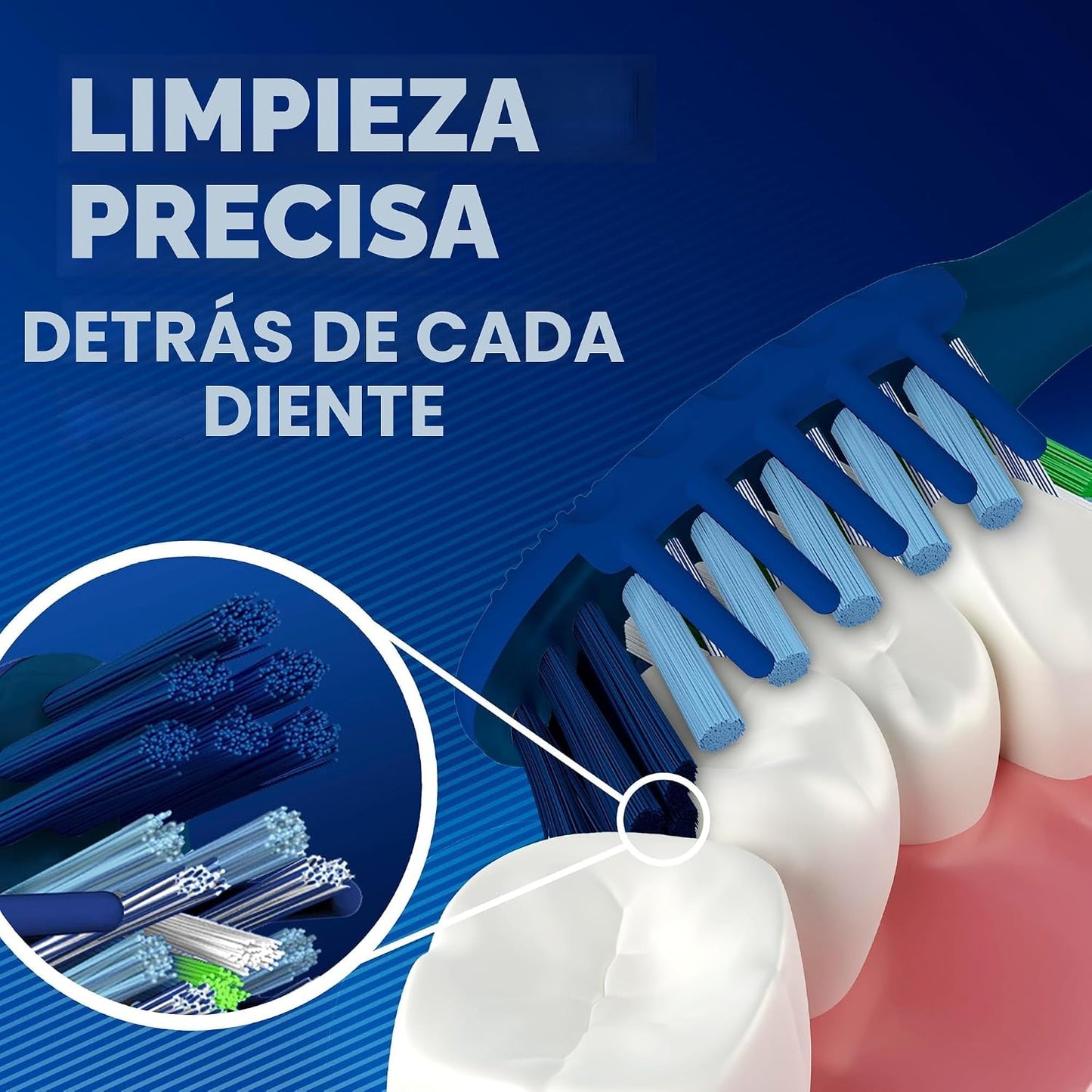 Oral-B Pro Clean Cross Action - Cepillos de dientes, eliminación profunda de placa, 6 unidades