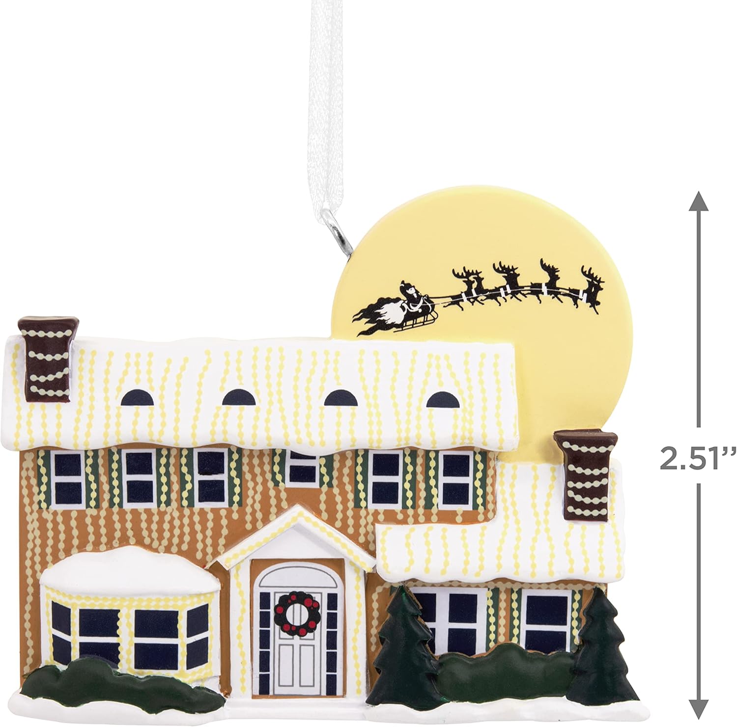 Hallmark National Lampoon's Christmas Vacation Griswold House Adorno de Navidad, resina