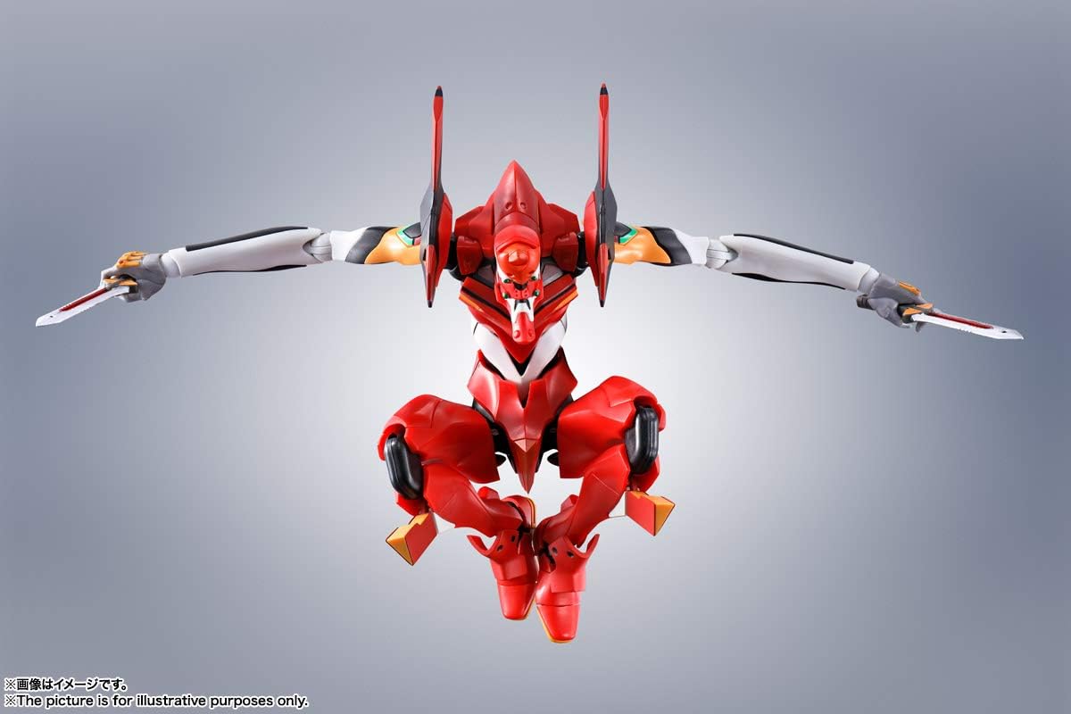 Robot Spirits Evangelion [Side EVA] Evangelion Unit 2 + S Type Equipment - New Movie Version Approx. 6.7 inches (170 mm), ABS & PVC Pre-painted Action Figure