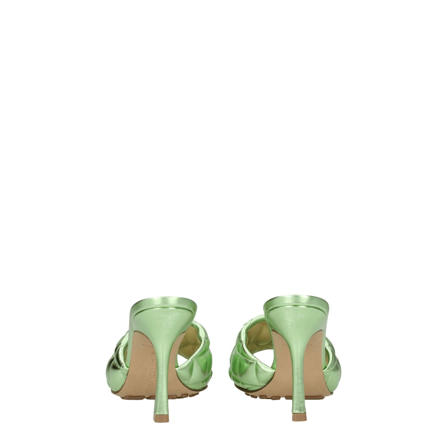 Bottega Veneta Sandals Women Leather Green/Pistachio - Image 4