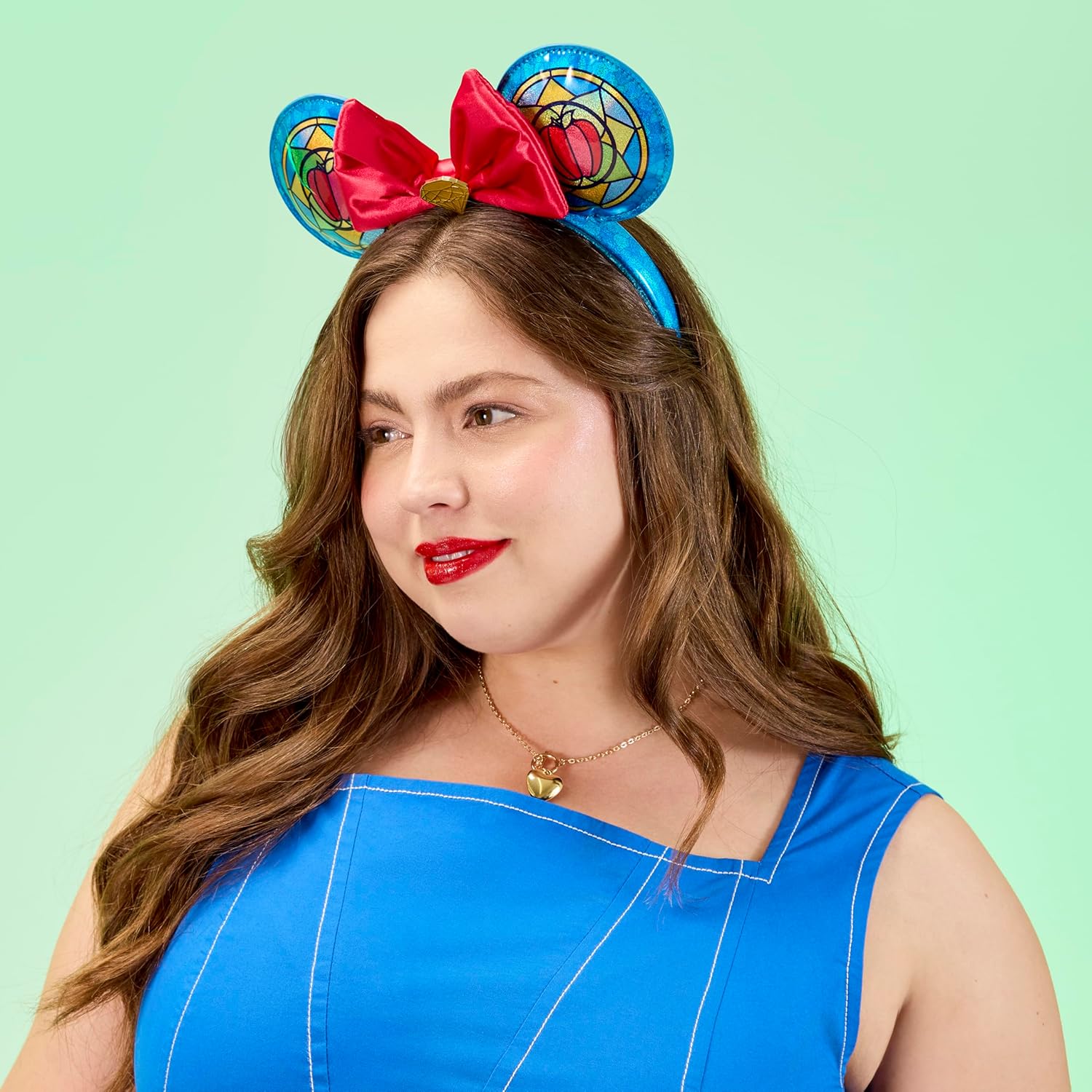 Loungefly Disney Princess Colección de Vidrio Manchado: Orejas de Blancanieves, Exclusiva de Amazon