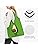 zhandiffy Avocado Bones, Waterproof, Eco Bag, Shopping Bag, Large Capacity, Foldable, Compact, Shopping Bag, Shopping Bag, Lightweight, Pocket Size, Convenient Store, Anime, Goods, Character