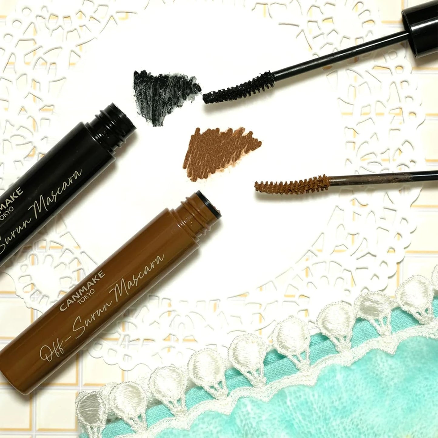 Canmake Off Mascara 03 Dark Cherry Hot Water Off Smudge Proof Curl Keep Film Type 03 (x1)