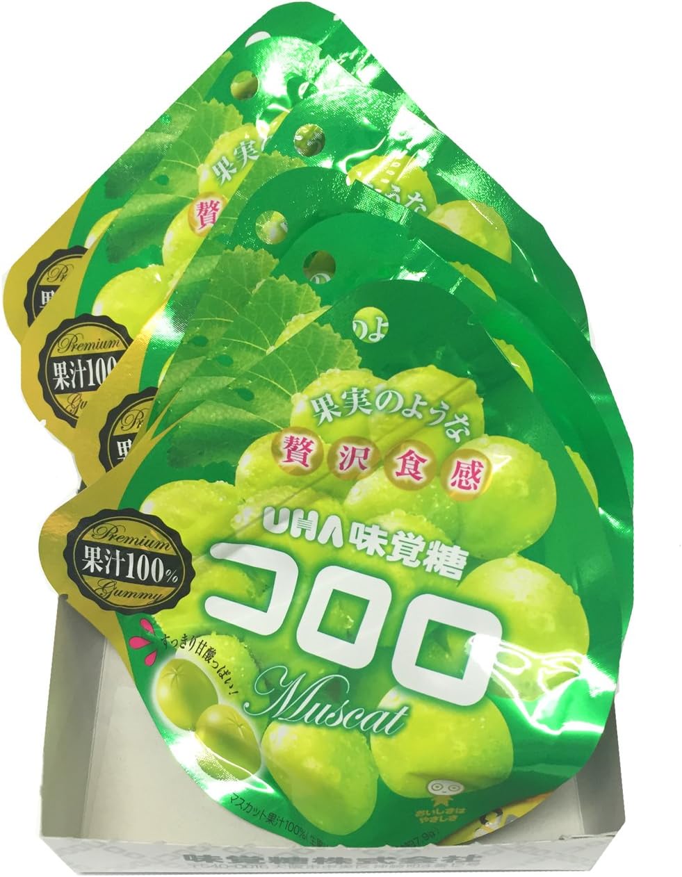 UHA Flavored Sugar Coloro Muscat 1.7 oz (48 g) x 6 Bags