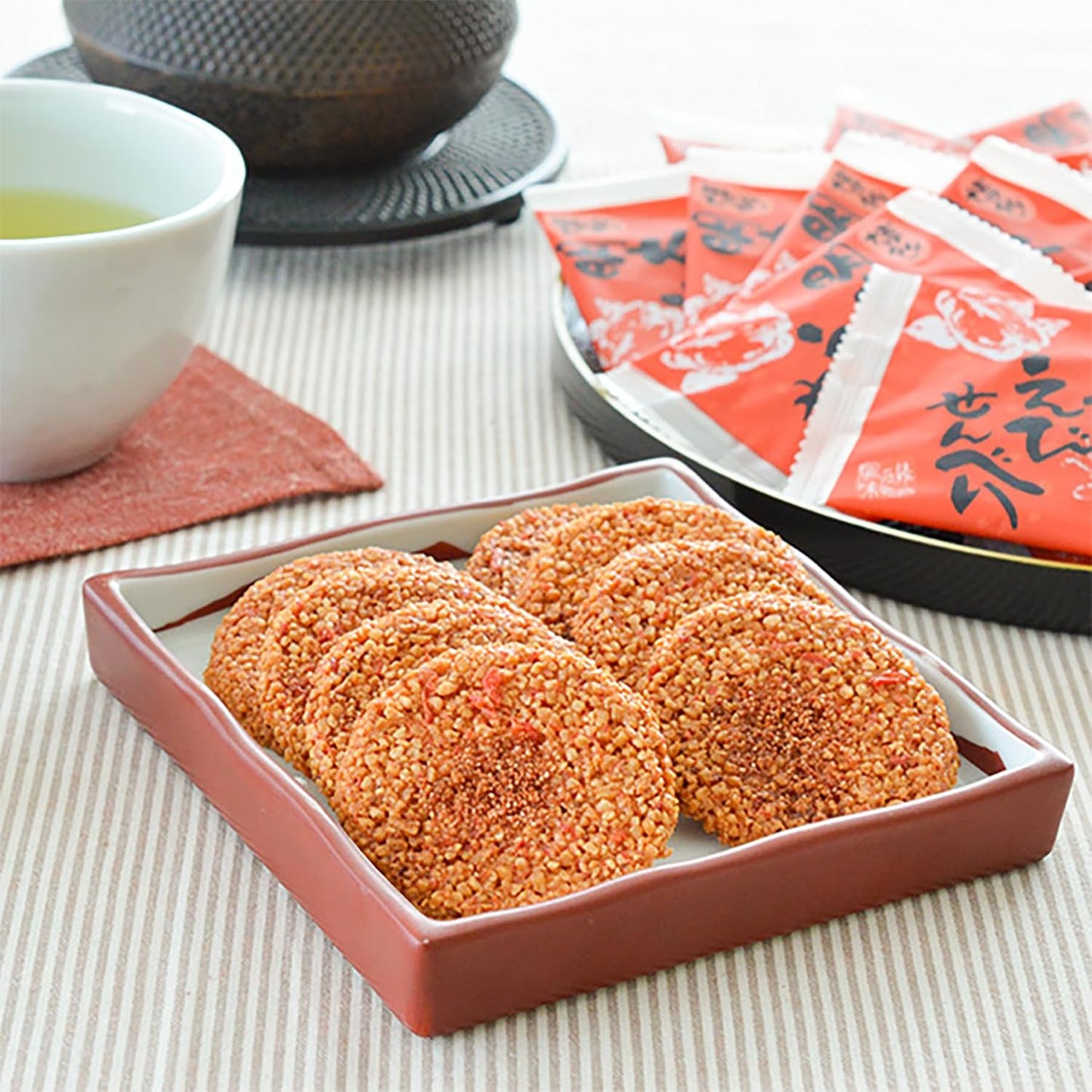 Hakata Fuubian Hakata Menta Shrimp Crackers 14 pieces