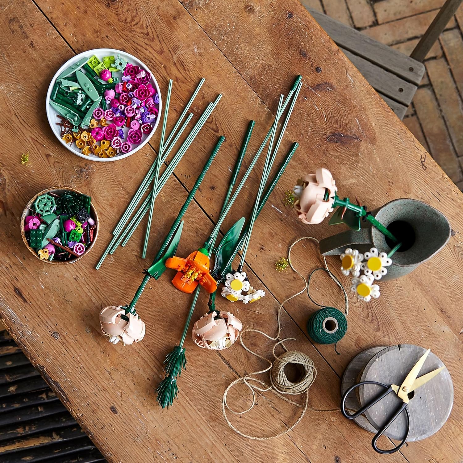 LEGO Botanical Flower Bouquet Toy, Building Block, Birthday Present, Blocks, Mother's Day, Father's Day, Male, Female, Bouquet, Artificial Flowers, Decoration, Interior, Stylish, Mother, Father, 10280
