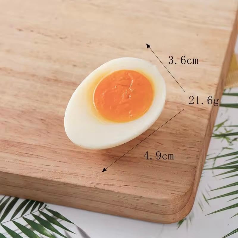 ☆本物そっくり☆ 食品サンプル 卵 3種類セット 目玉焼き ゆでたまご リアルな見た目 実物大 偽物 カフェ レストラン