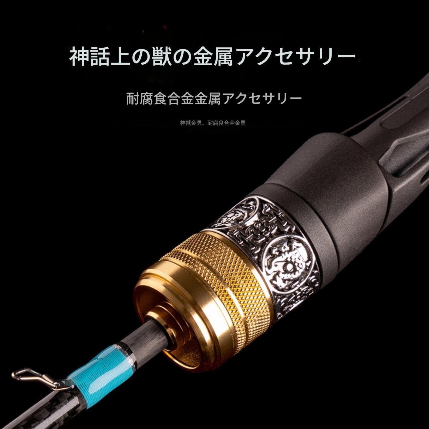 第 3 代の超軽量釣り竿カーボンファイバースピニング/キャスティング釣り竿 高感度ULパワーソリッドウッドハンドルソリッドトップ超ソフトファストフィッシングロッド [並行輸入品]