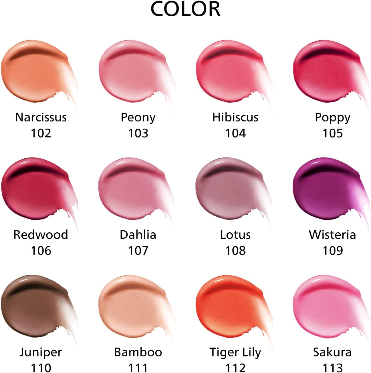 SHISEIDO Makeup Color Gel Lip Balm 102 Narcissus 0.08 oz (2 g)