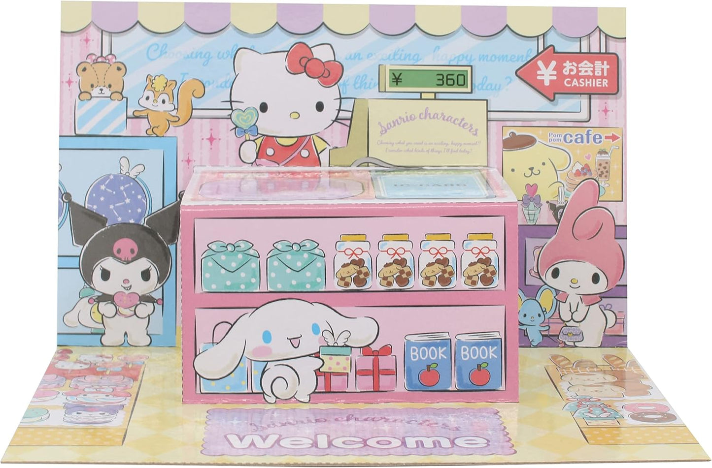 Maruka 192607 Sanrio Characters Money Play Set, Toy, Pretend Play, Ages 3 and Up