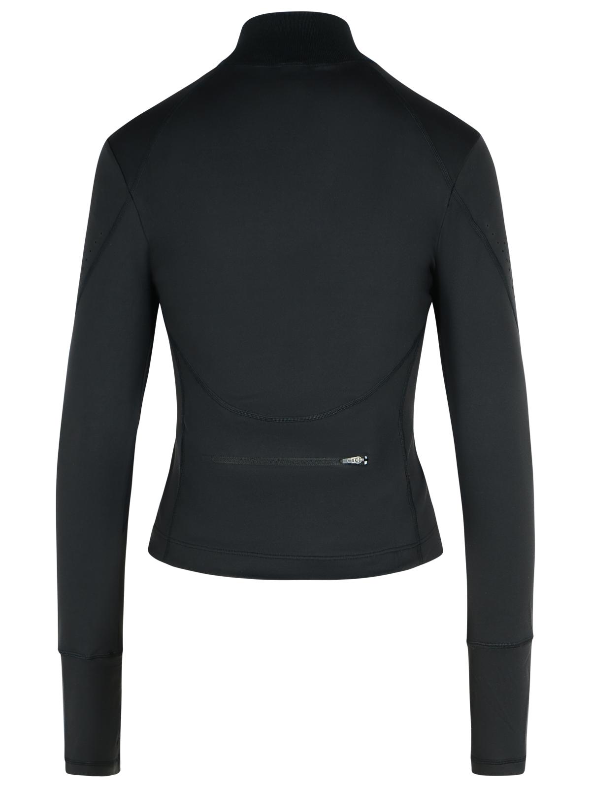 Stella Adidas By Stella McCartney 'TPR'ブラックポリアミドブレンドスウェットシャツ - Image 4