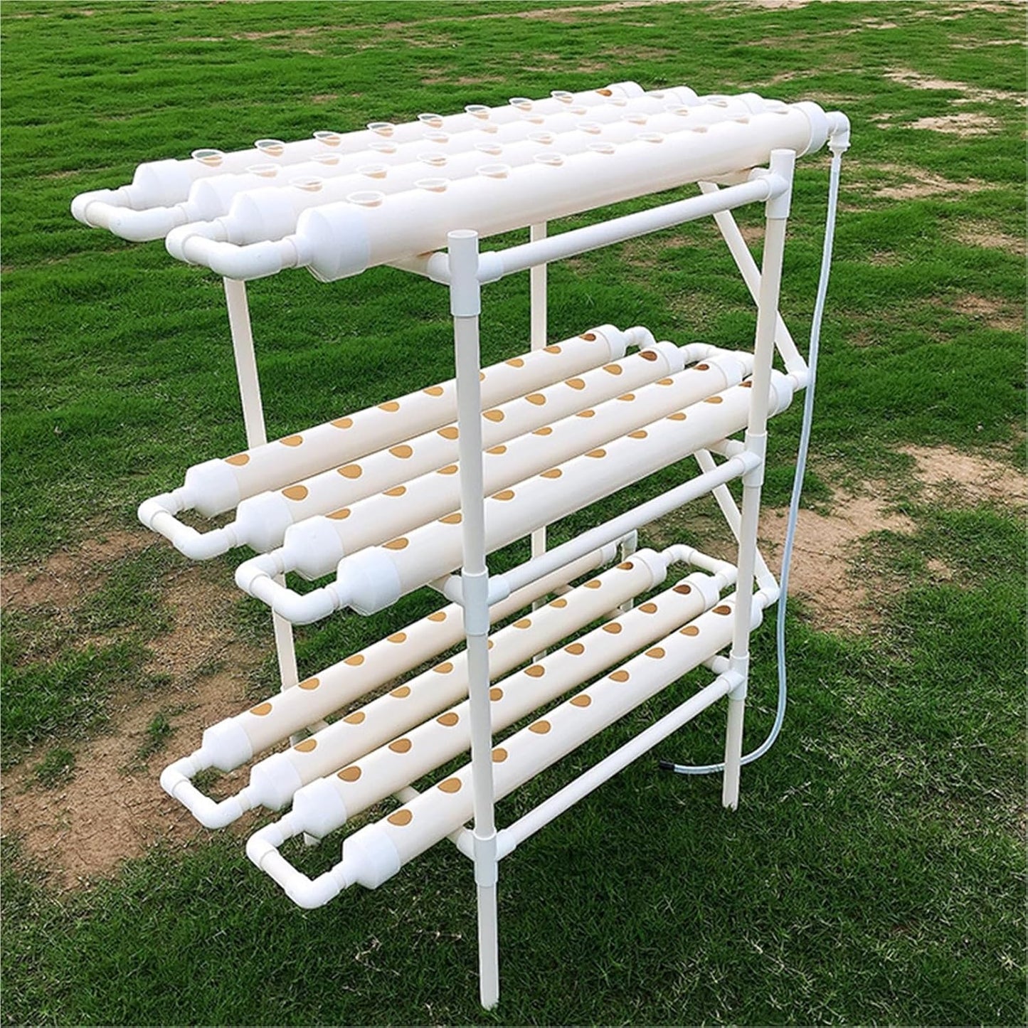 園芸用品 ミニインテリジェント水耕栽培ガーデンキット農機具垂直パイプ使いやすい家族温室プランター栽培