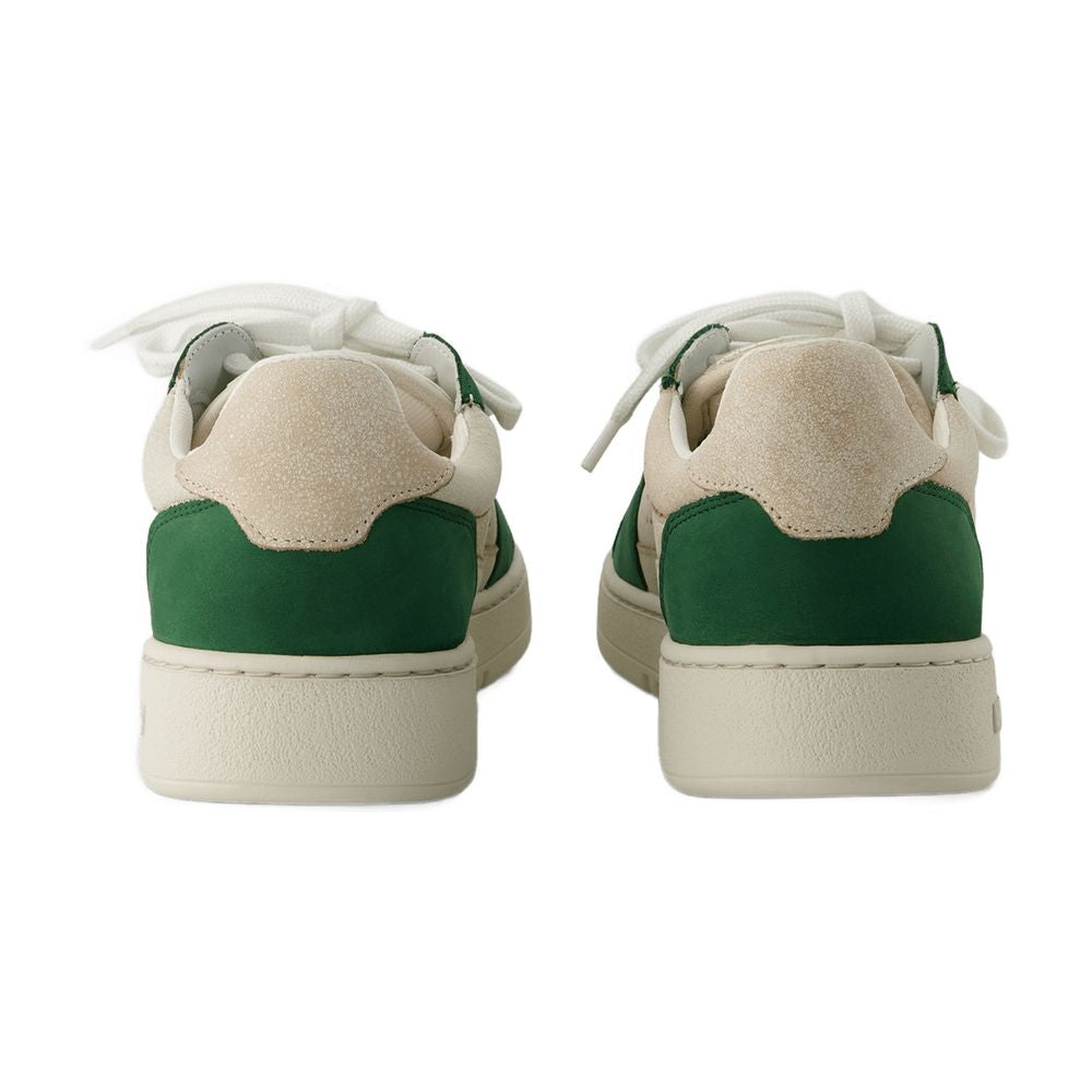 Axel ダイスロースニーカーAxel Arigato Leather White/Kale Green - Image 4
