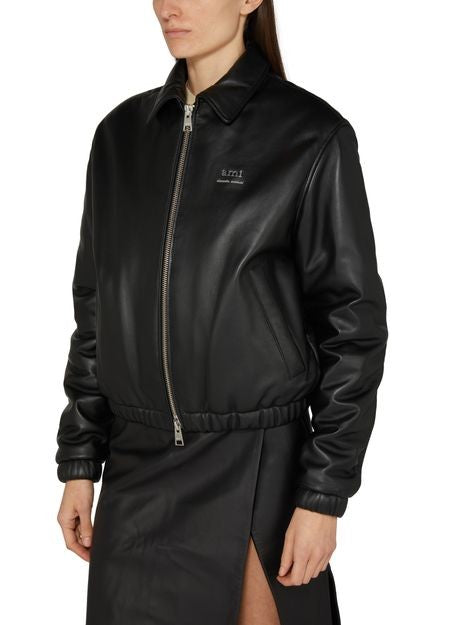 AMI PARIS レザー製ジャケット - Image 4