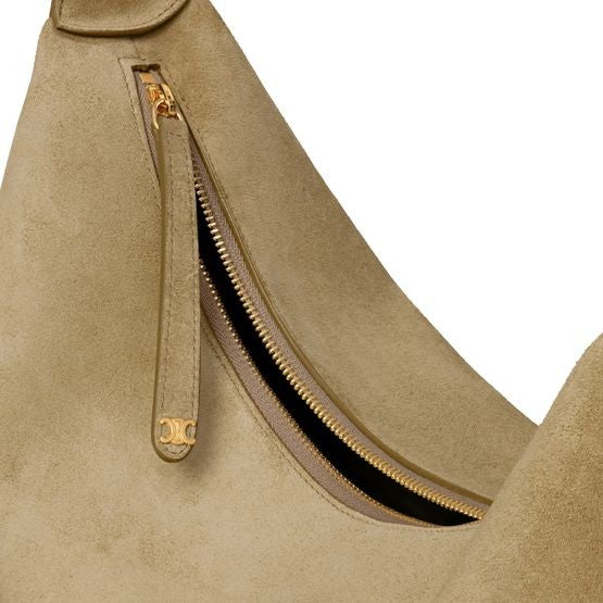 Large Celine Lulu in suede calfskin - Image 4