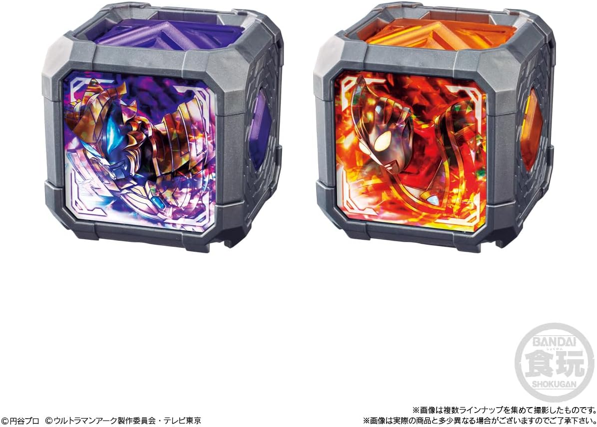 BANDAI SG Arc Cube 02 (Set of 10) Candy Toy & Chewing Gum (Ultraman Series)