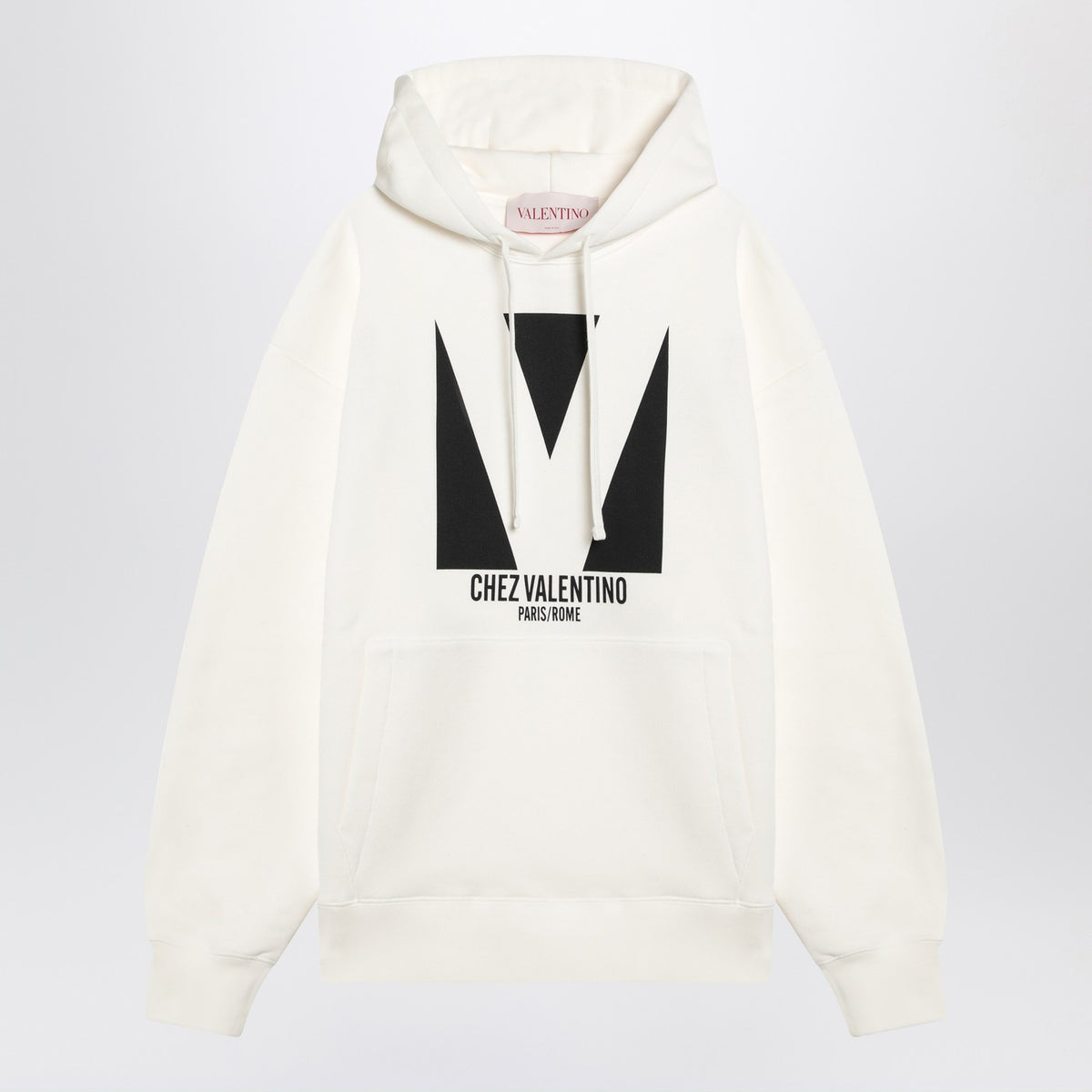 Valentino ヴァレンティーノアイボリースウェットシャツ付きチェズバレンティーノプリント - Image 4