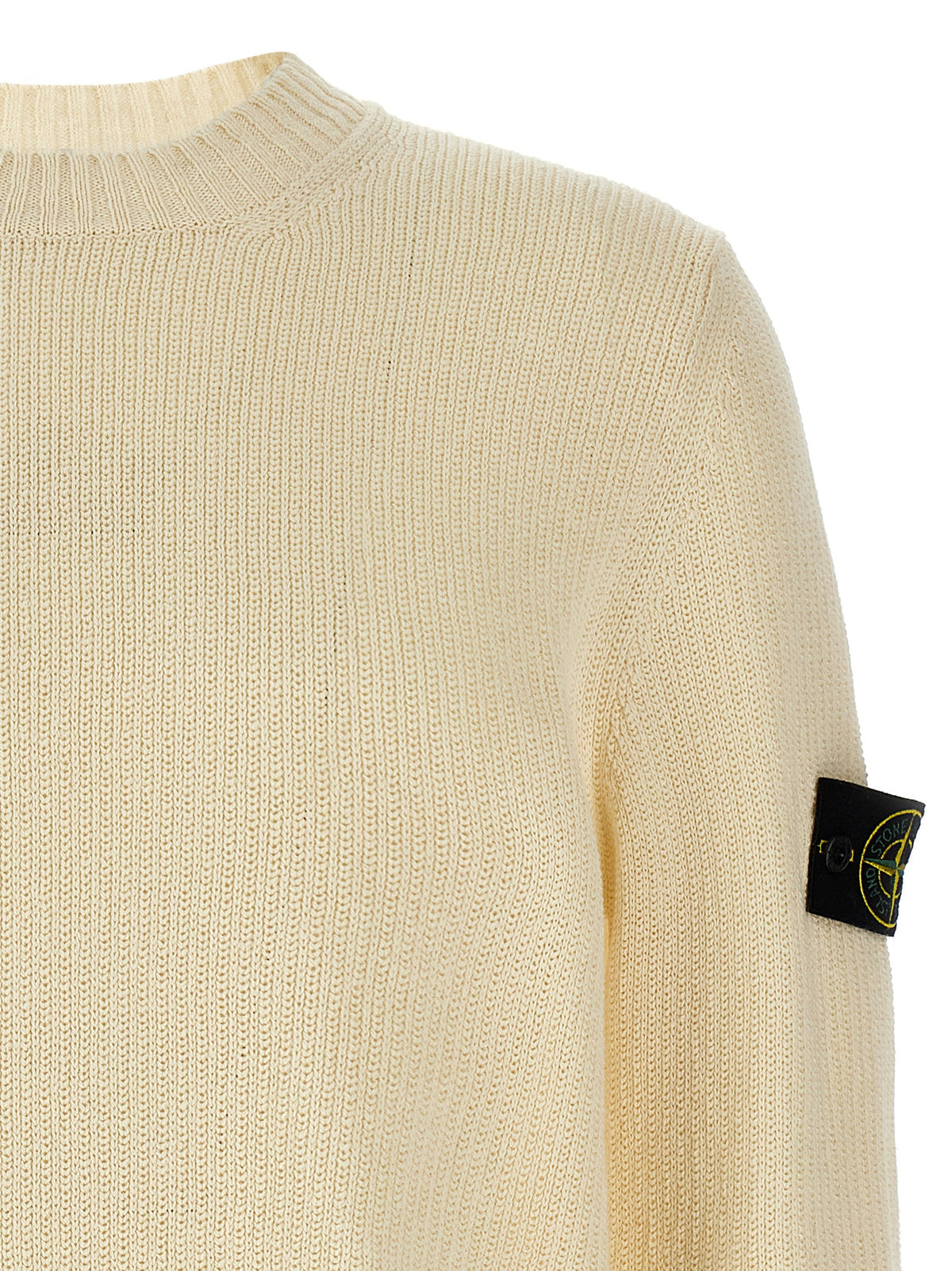 Stone Stone Island Logo Badge Sweater - Image 4