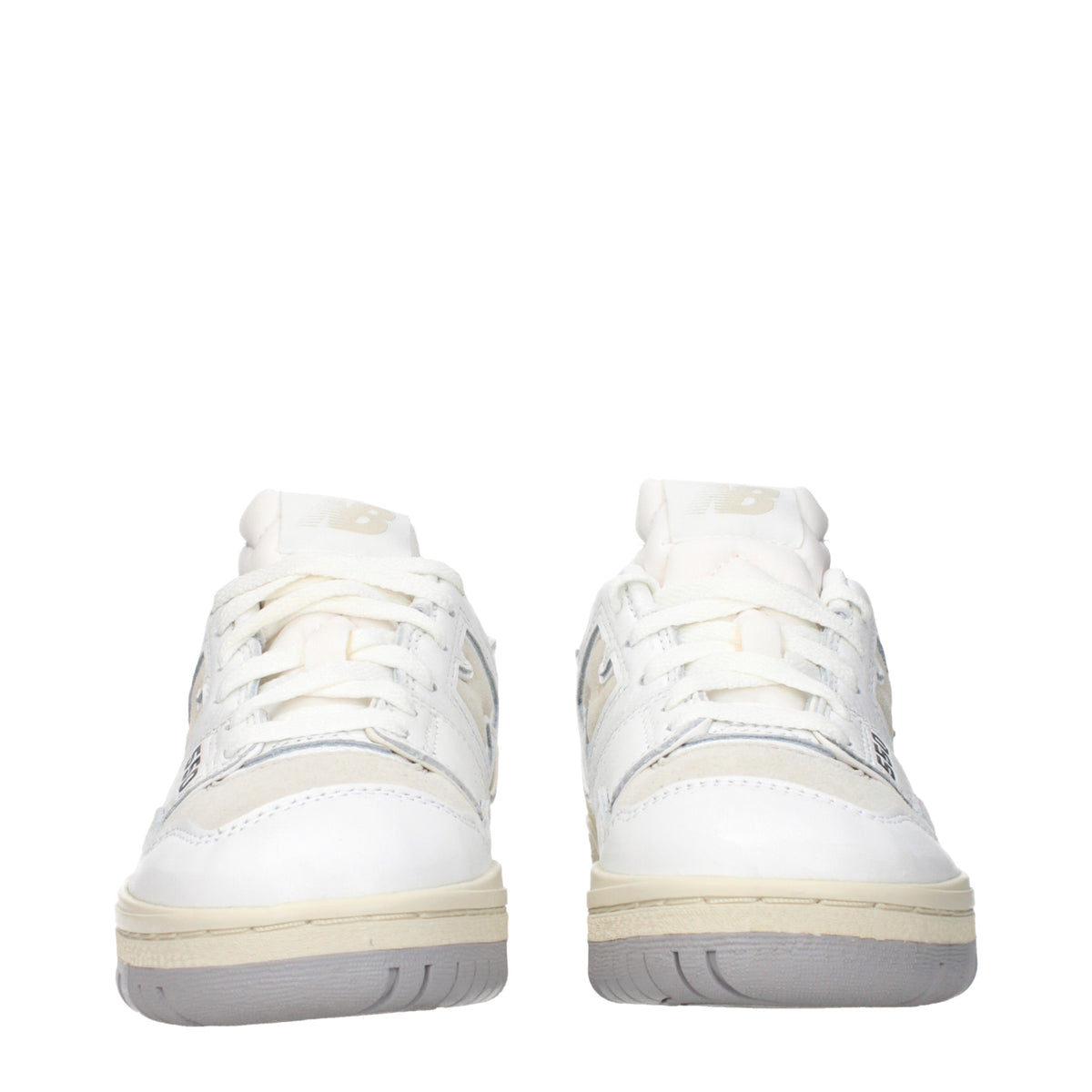 Designer Brand ニューバランス スニーカー 550 メンズs レザー ホワイト/ベージュ - Image 4