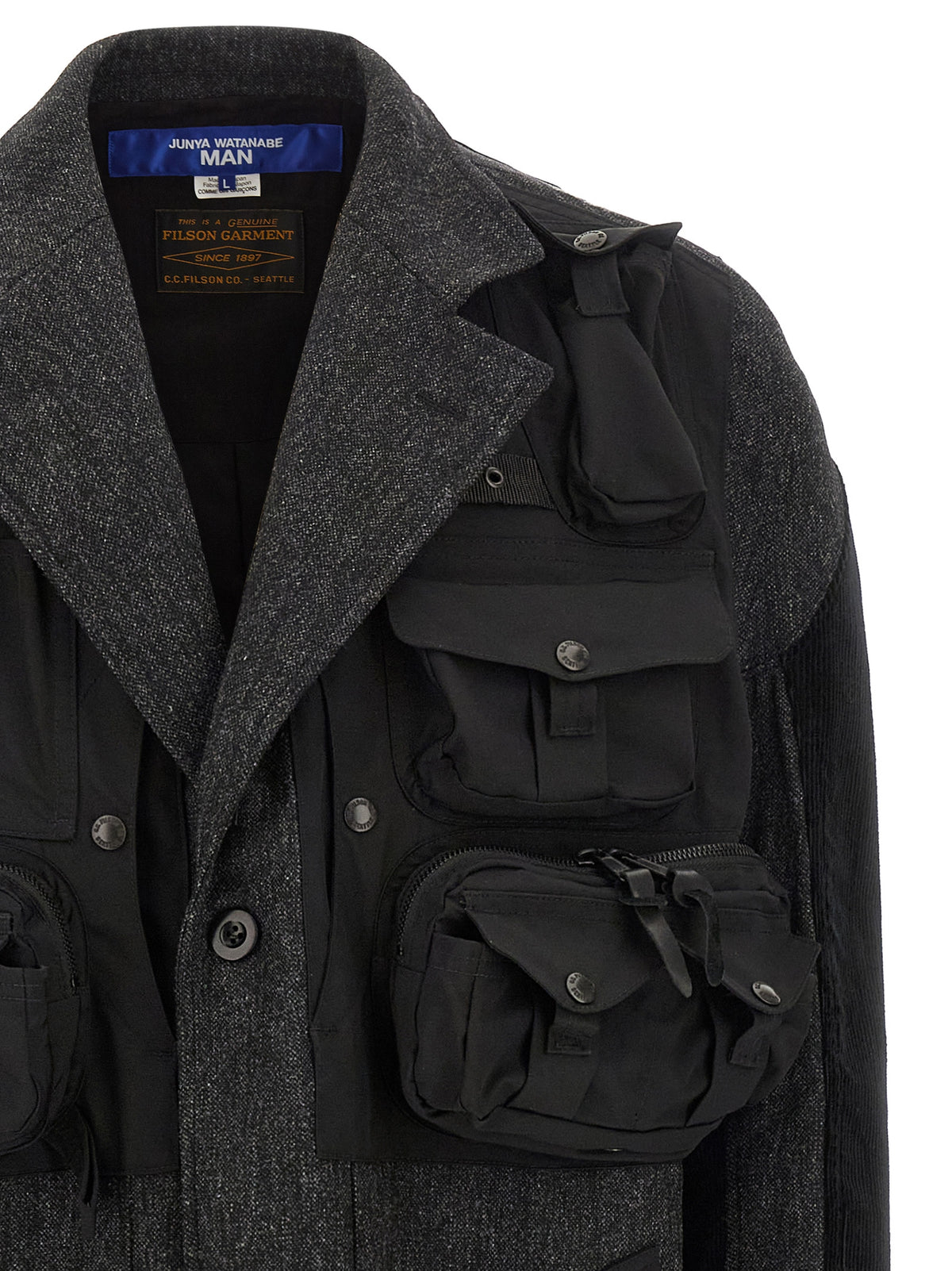 Junya ジュンヤ ワタナベ フィルソン×ジュンヤ ワタナベ パッチワーク コート - Image 4
