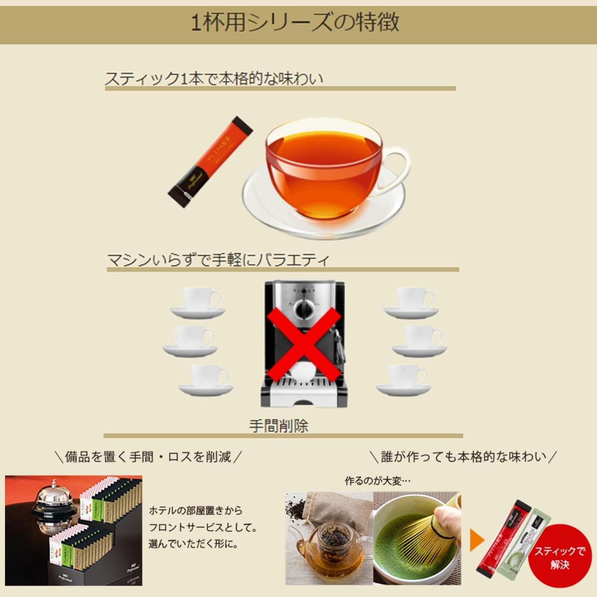 AGF Professional Concentrated Royal Milk Tea 1 Serving 30 Sticks, 10 Grams (x 30) [Tea Stick] [Powder]