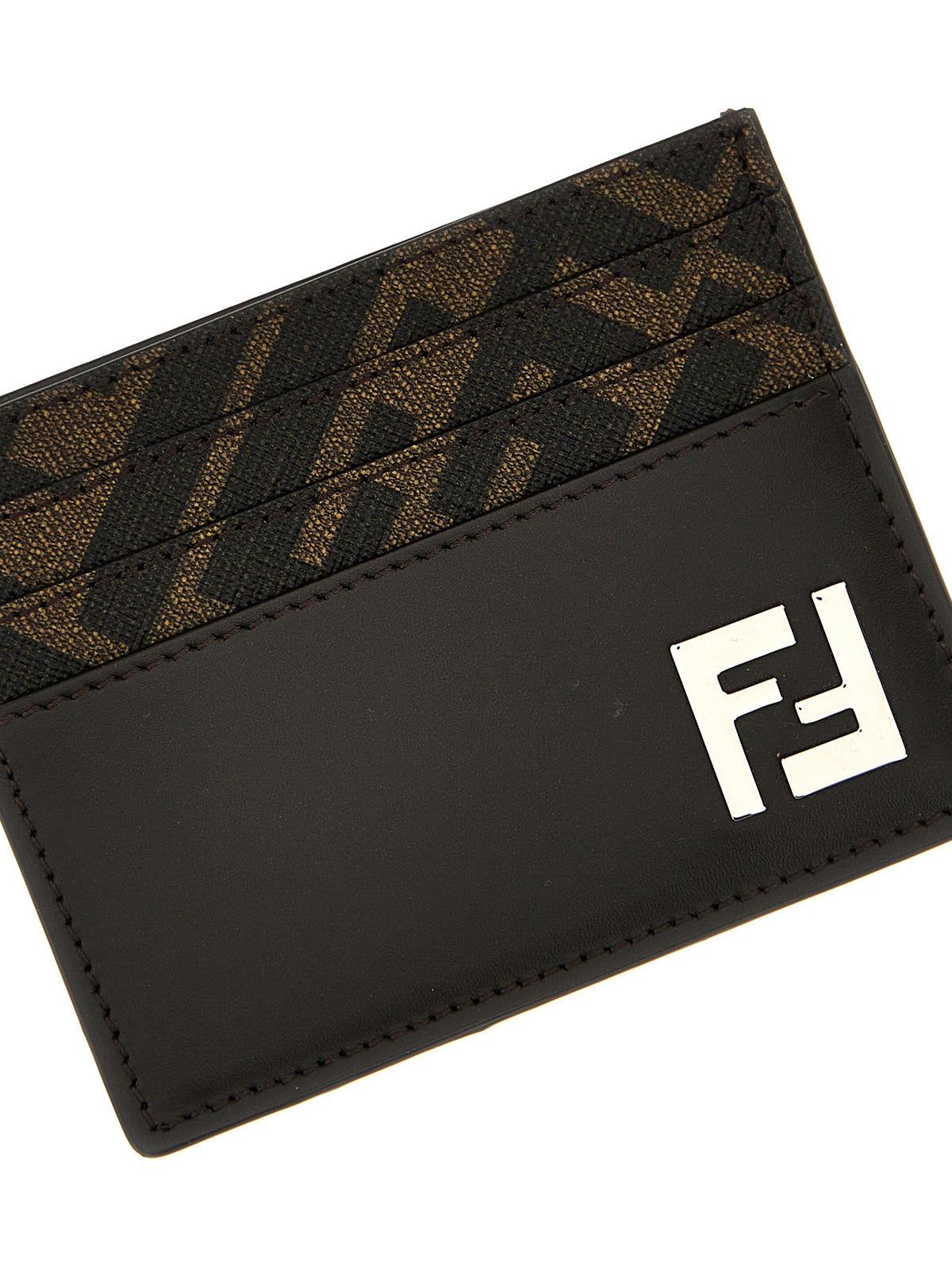 Fendi Fendi 'Squared FF'カードホルダー - Image 4